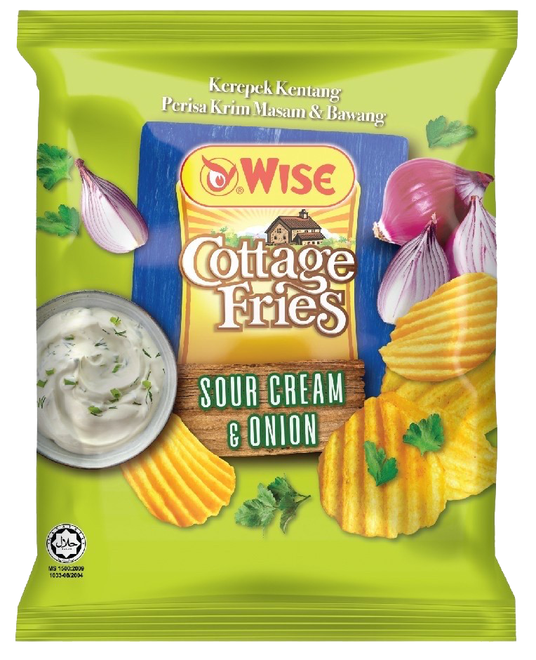 Wise Cottage Fries Sour Cream & Onion 60g [0922]
